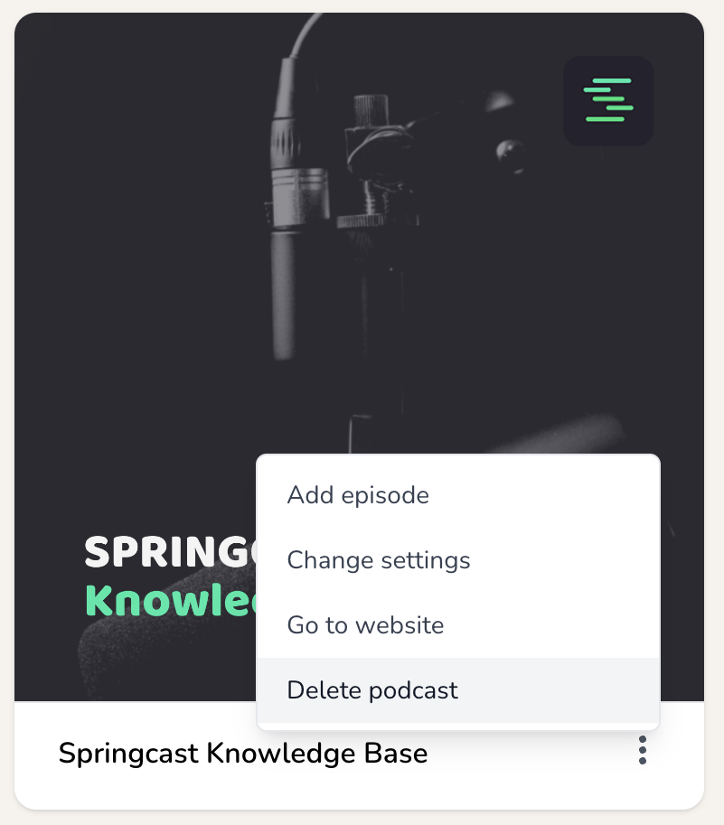 Deleting podcast ENG Springcast.png