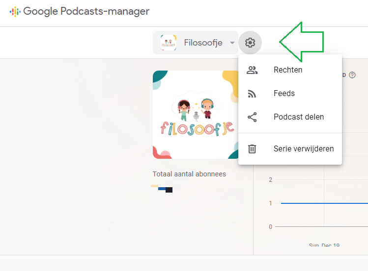 1. Google Podcasts manager tandwiel.png